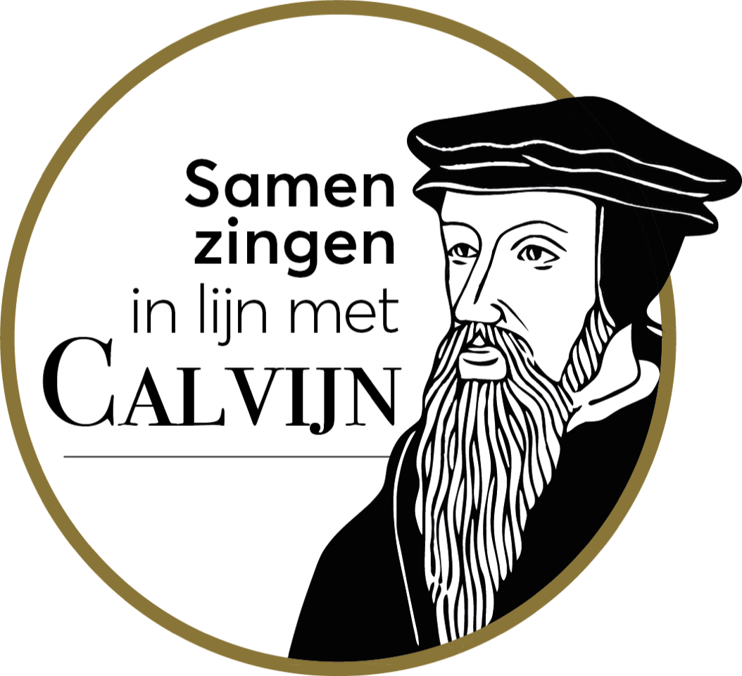 Logo Samen zingen in lijn met Calvijn logo