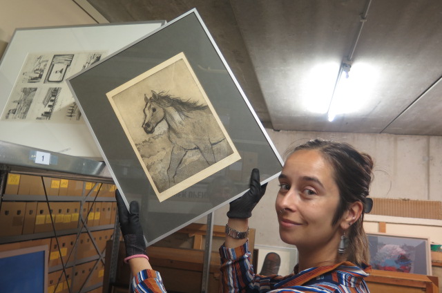 expositie juni 2025 esmee met ets paard